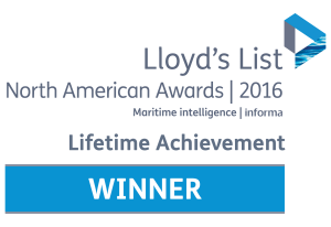 Clay Maitland wins the Lloyd's List Lifetime Achievement Award